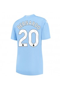 Fotbalové Dres Manchester City Bernardo Silva #20 Dámské Domácí Oblečení 2023-24 Krátký Rukáv